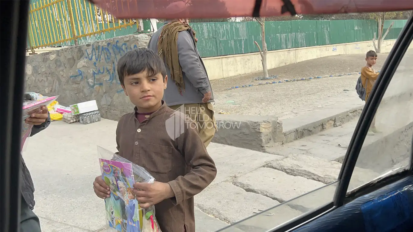 Cold Winter in Afghanistan and Orphan Children