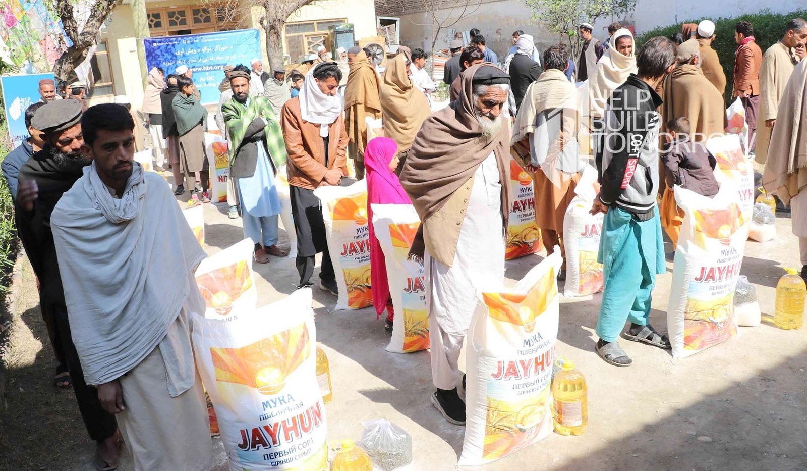  food packages distributed to 53 needy families in Nangarhar province.