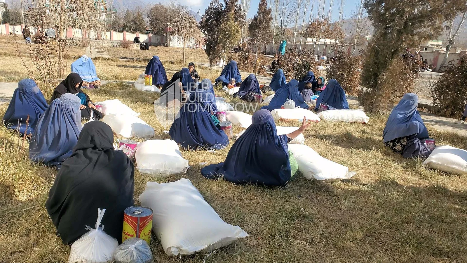 HBT distributed complete food packages to 43 needy families in Kabul