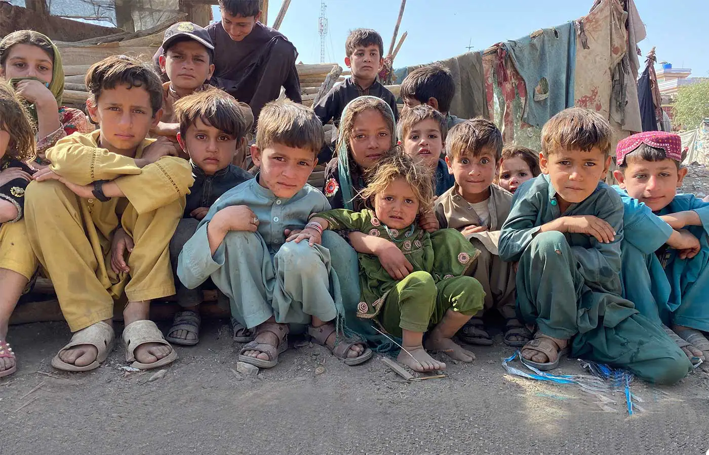 Laghman province displaced children