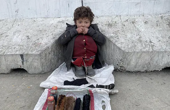 an Afghan orphan